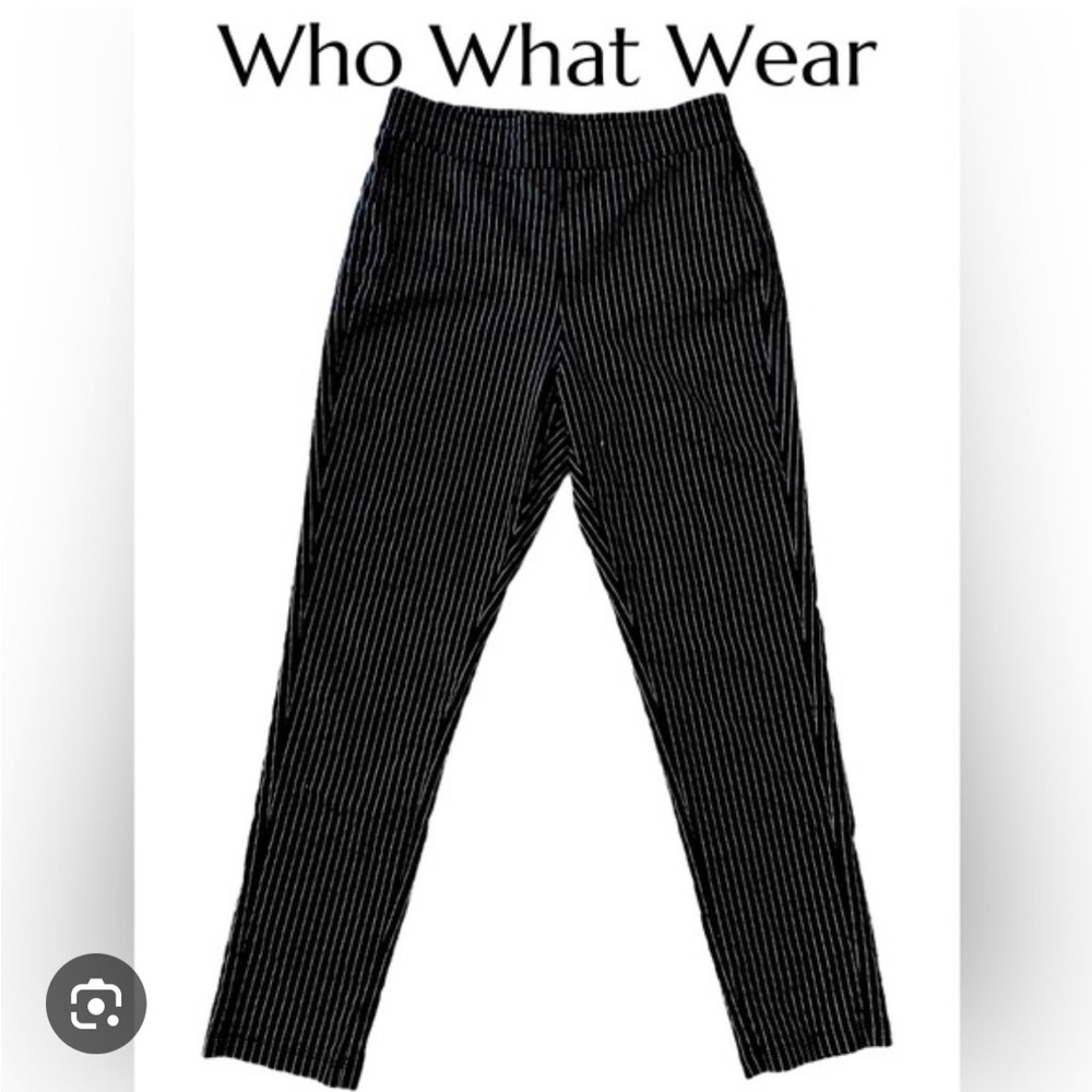 Who What Wear pin stripe pants